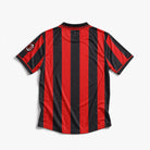 Colletto classico maglia Milan anni 90 design retro calcio italiano