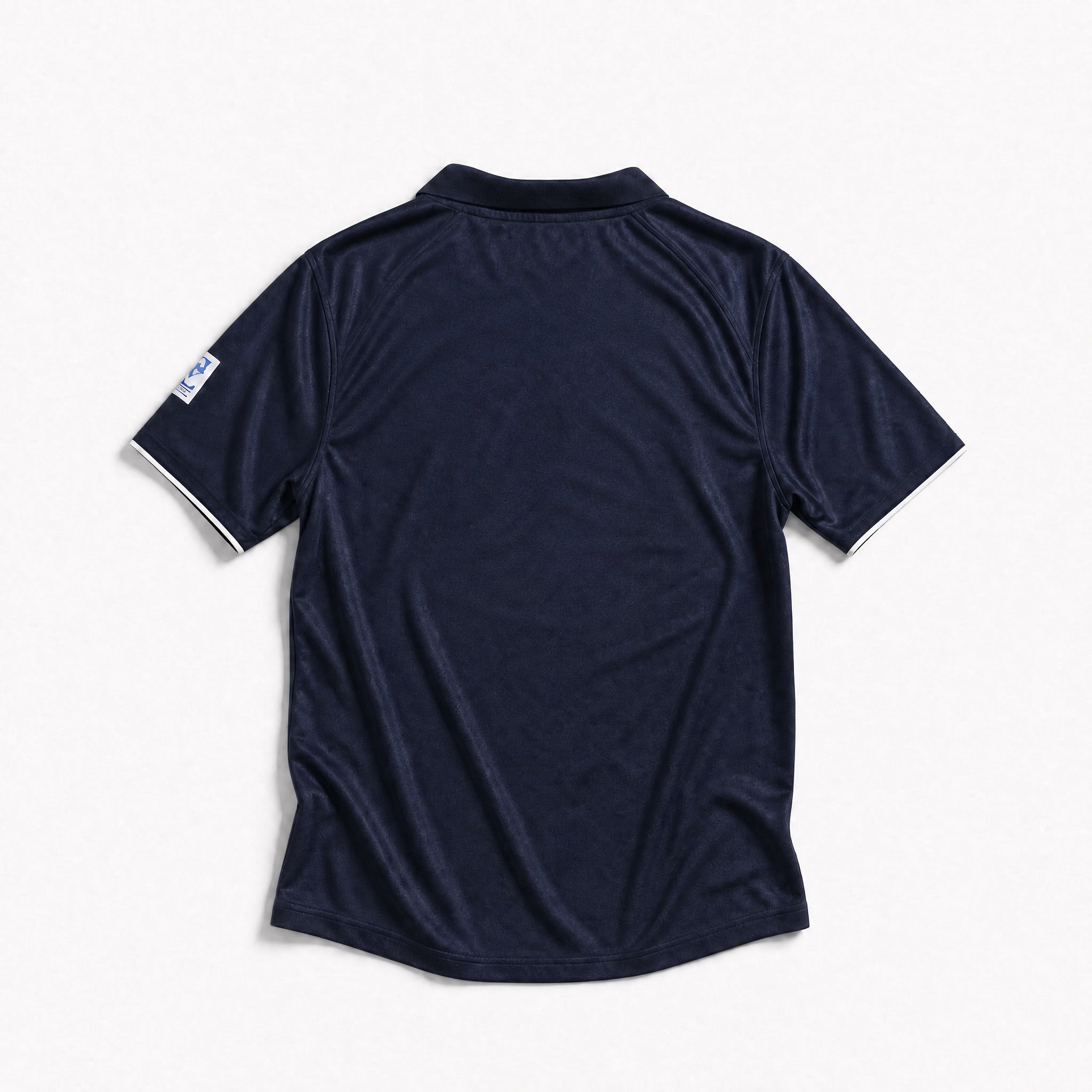 Dettaglio maglia PSG 2001/02 stemma club e banda centrale rossa
