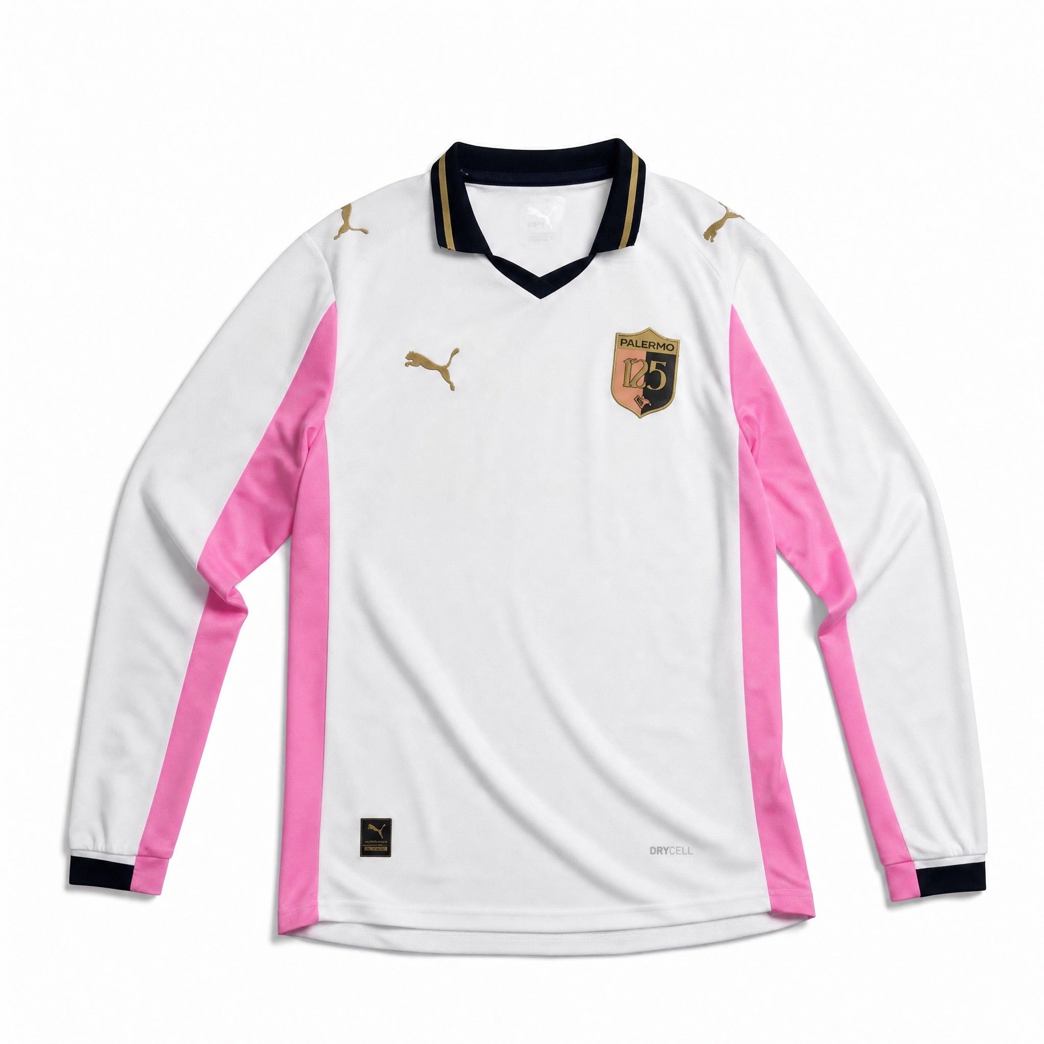 Palermo Maglia 125° Anniversario 2025 manica lunga vista frontale