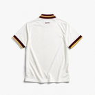 Retro della maglia chiara da trasferta della nazionale spagnola 2026 con finiture sulle maniche
