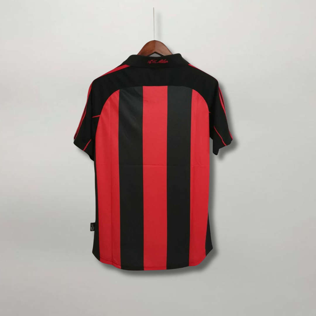 Retro maglia Milan 2000/01 stile calcio vintage italiano