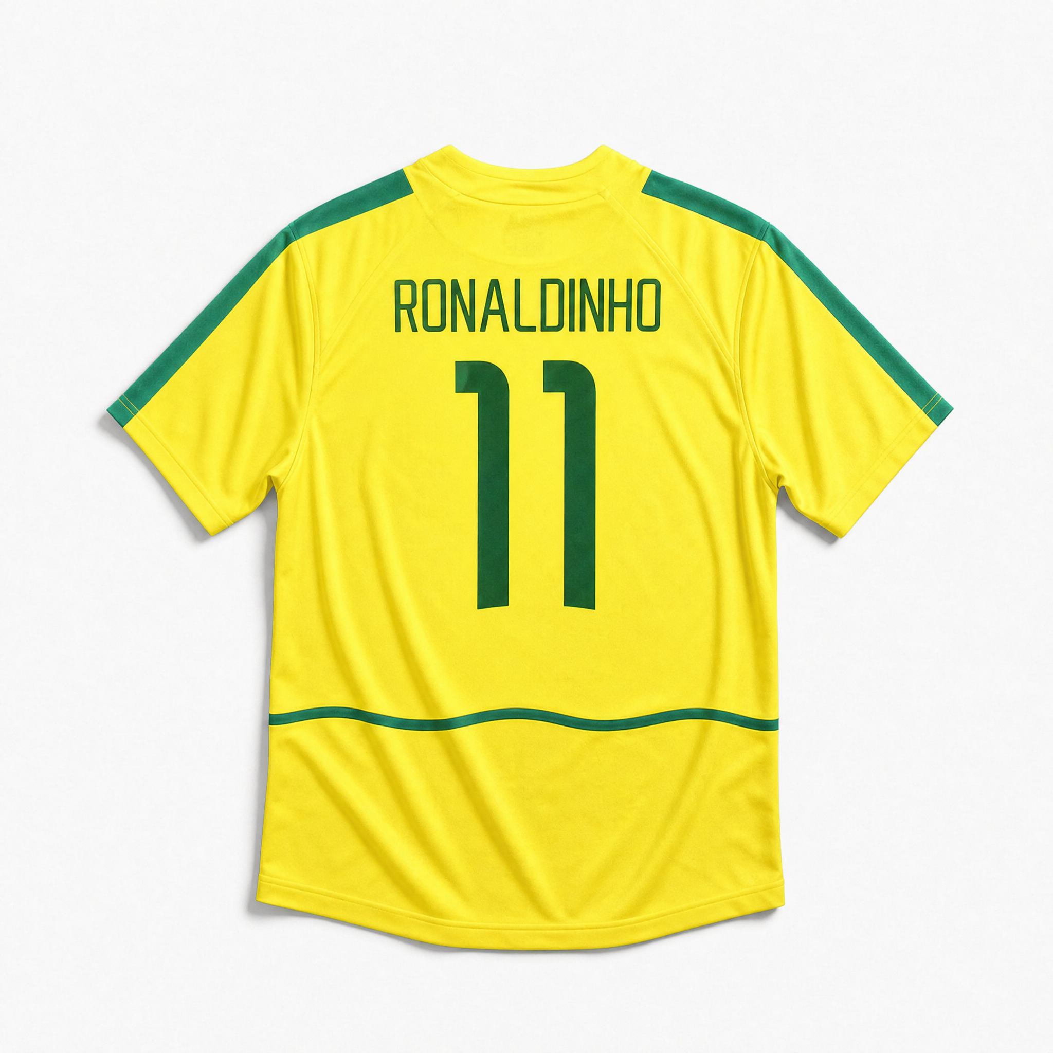 Ronaldinho con maglia Brasile 2002 durante il Mondiale