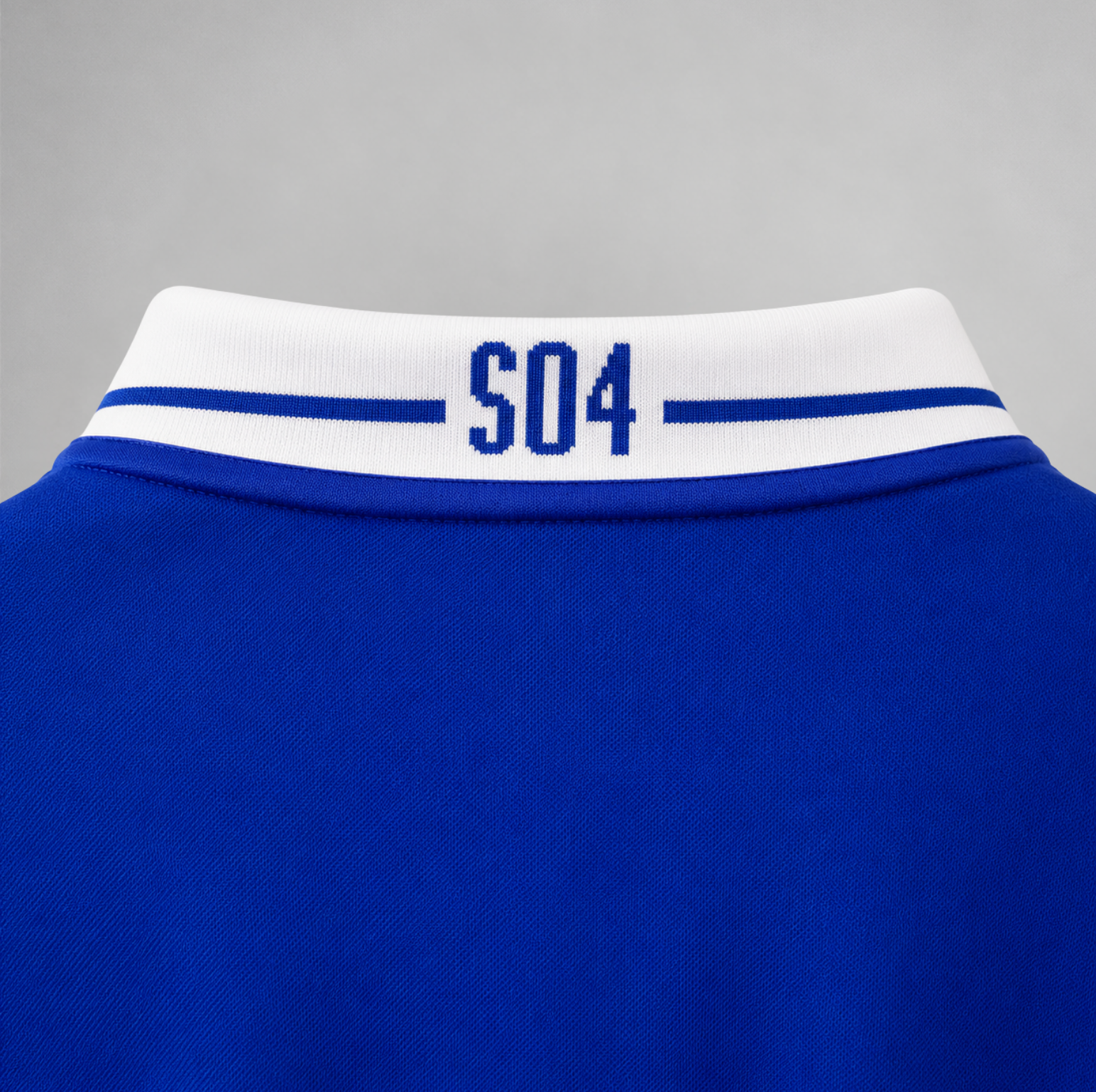 Dettaglio stemma Schalke 04 maglia home 2000/02 retrò