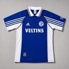 Schalke 04 maglia home 1998/00 blu reale vista frontale completa
