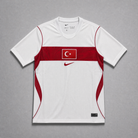 Turkey Maglia Away 2026 World Cup vista frontale design elegante chiaro