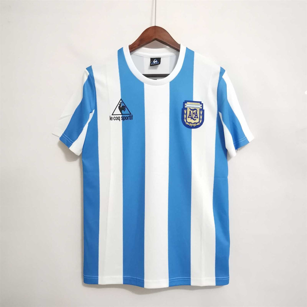 Argentina Maglia Home 1986 Vittoria Mondiali - Retro Soccer Kit