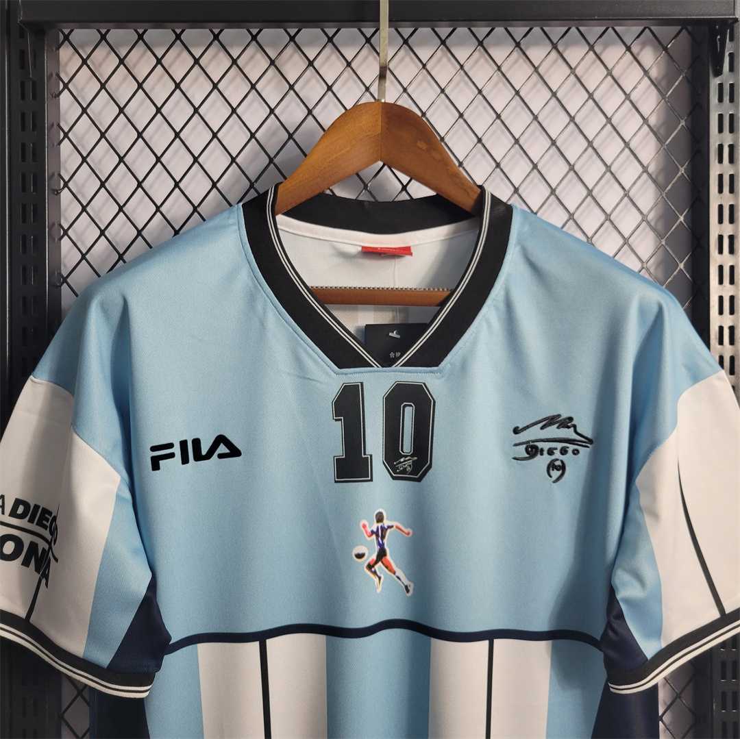 Argentina Maglia Maradona Commemorative 2001 - Retro Soccer Kit