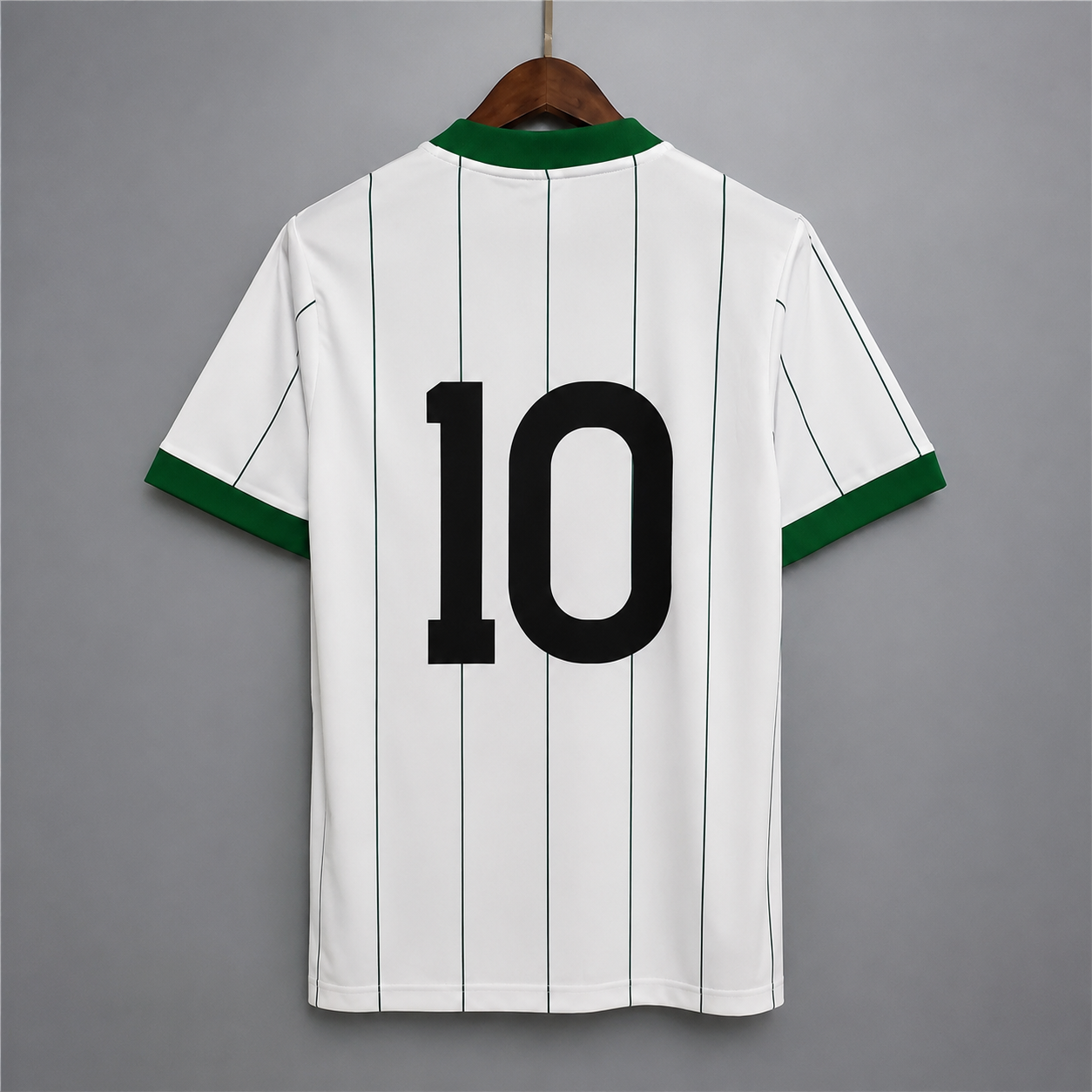Celtics maglia away 1984/86 bianca con dettagli verdi