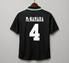 Celtics maglia calcio vintage nero verde stile britannico