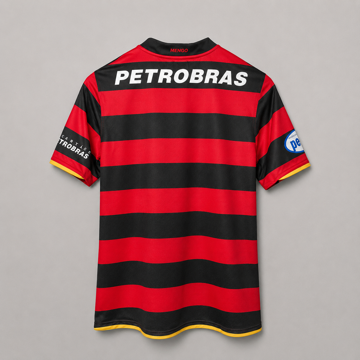 Dettaglio frontale Flamengo jersey home 2008/09 stile rétro