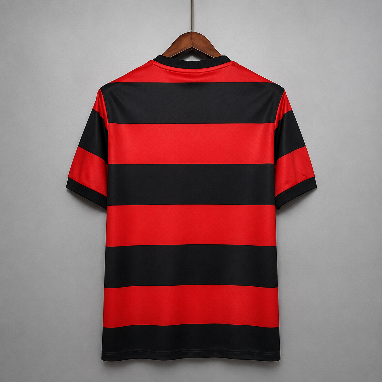 Close-up dettagli e texture Flamengo football shirt rétro 1978/79
