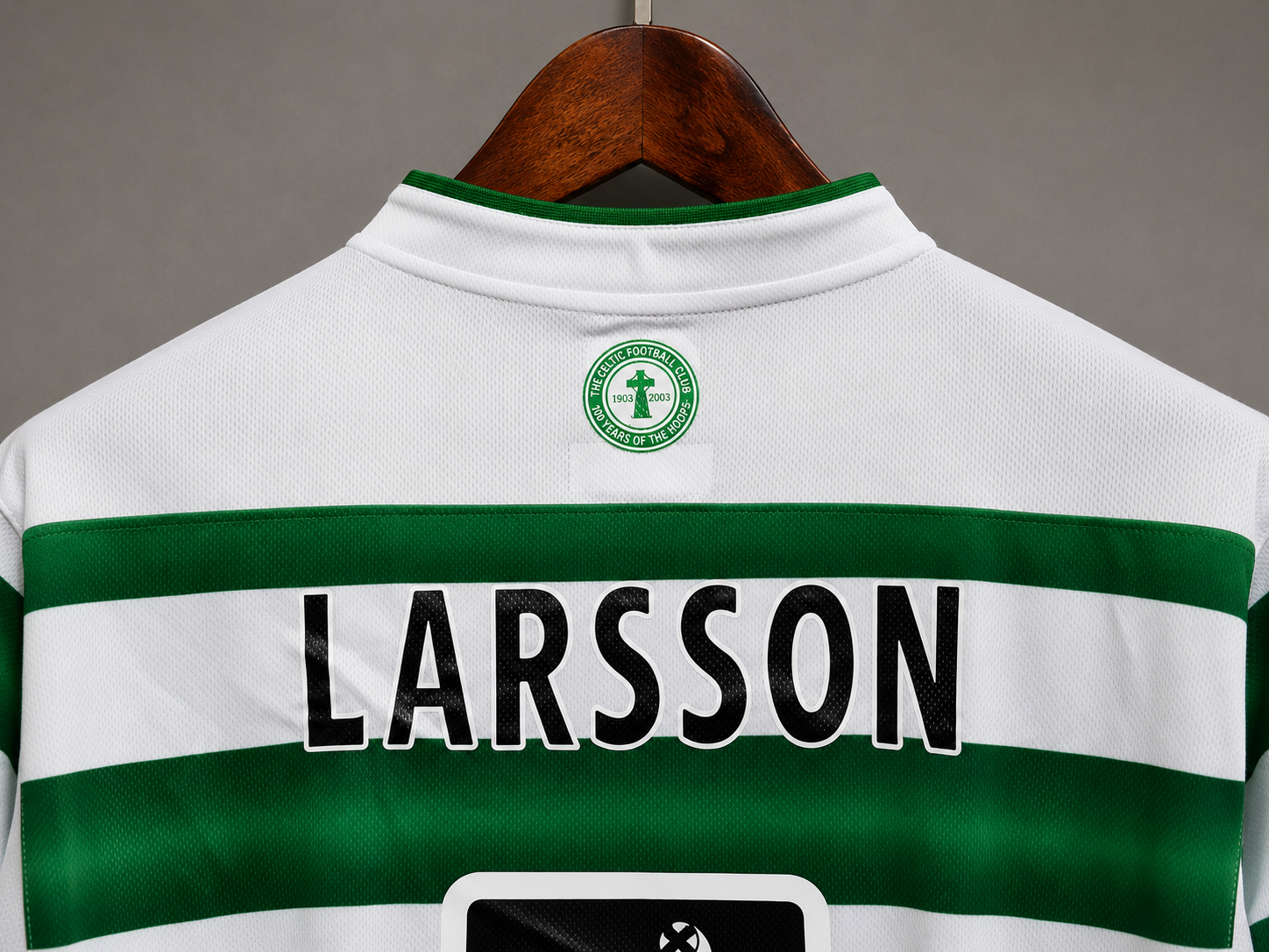 Celtics soccer jersey rétro verde bianca