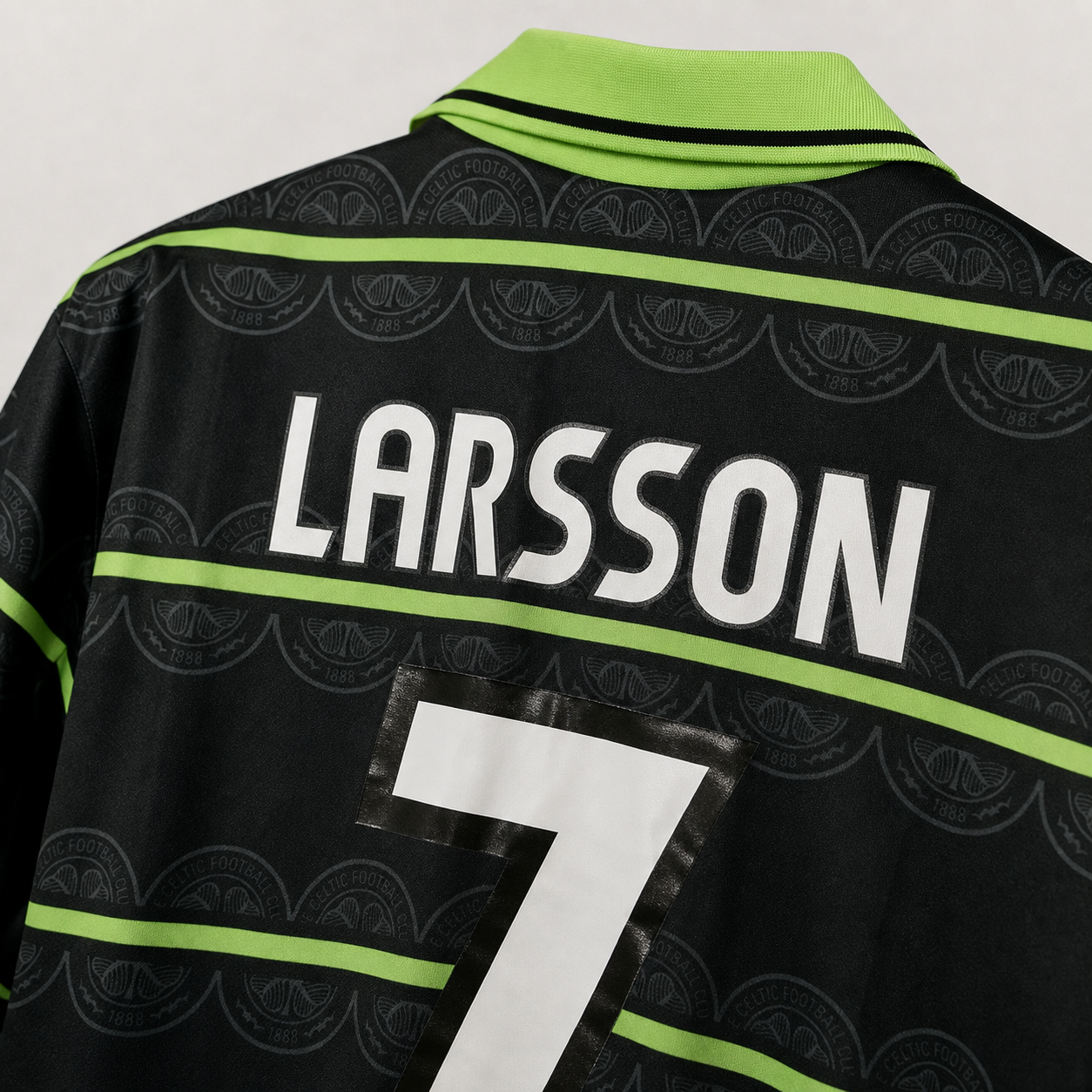 Celtics jersey away anni 90 design nero e verde