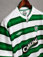 Maglia Celtic home vintage con numero 7 sul retro