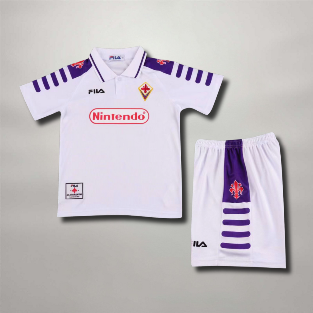 Fiorentina Away Kit 1998/99 - KIDS – Retro Soccer Kit