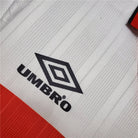 Flamengo maglia away 1995 anniversario 100 anni colore bianco con fascia rosso nera