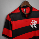 Close-up dettagli e texture Flamengo football shirt rétro 1978/79