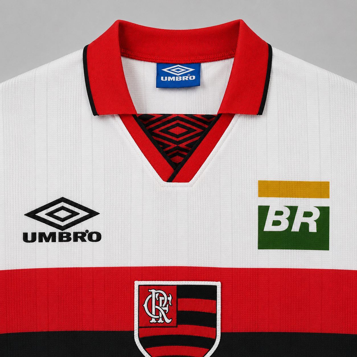 Dettaglio stemma Flamengo retro jersey anni 90