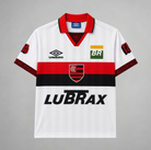 Flamengo maglia away 1995/96 bianca con fascia rosso nera
