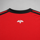 Dettaglio tessuto Flamengo maglia calcio 2017/18 rossonera
