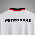 Flamengo away shirt 2001/02 con colletto rosso e nero