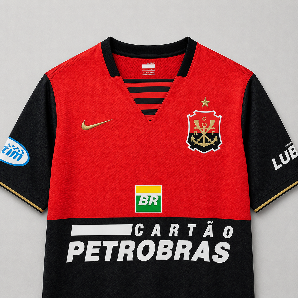 Retro jersey Flamengo 2007/08 con dettagli dorati
