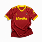 Maglia Roma Home 1991/92 rossa Adidas con sponsor Barilla e dettagli gialli