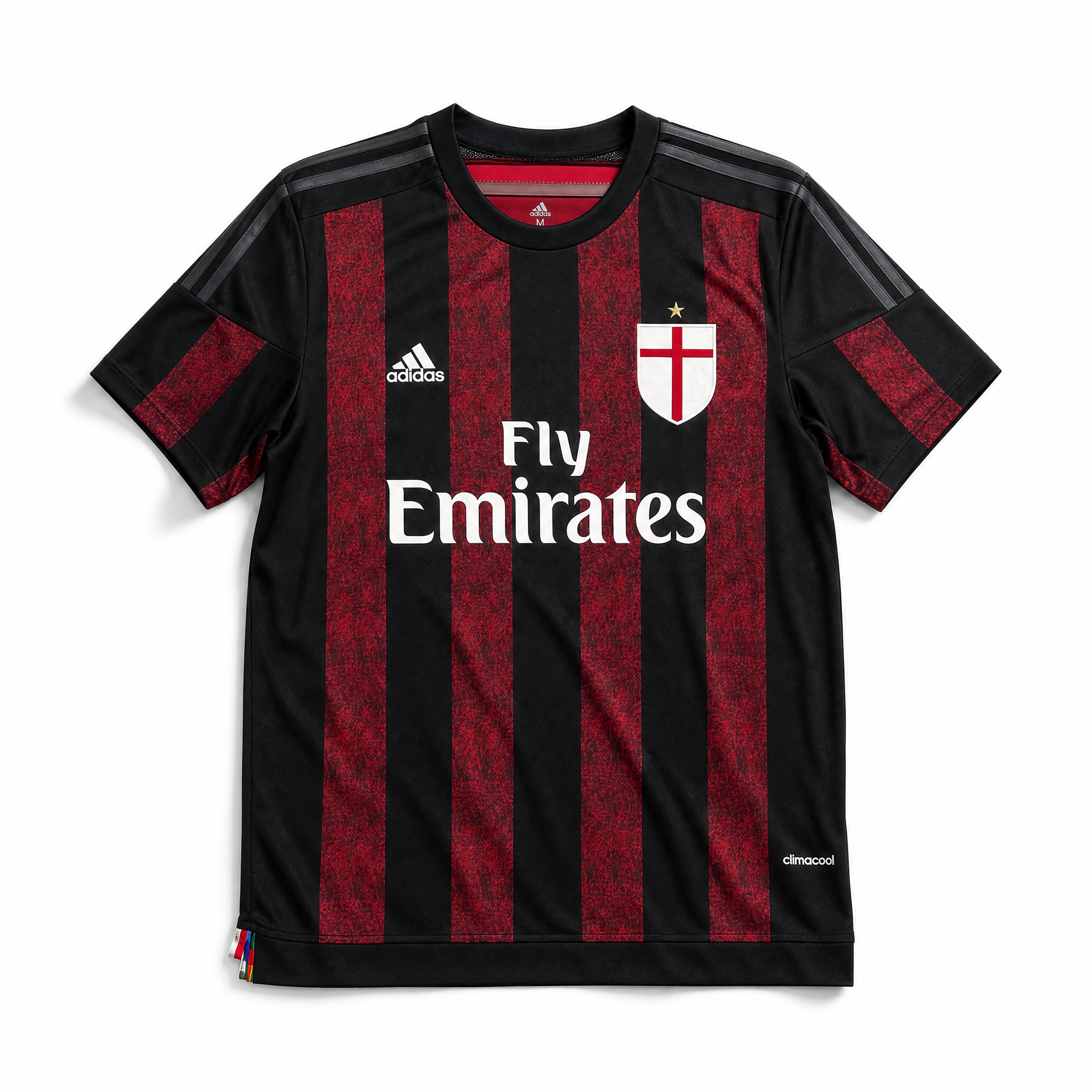 Maglia home Milan 2015/16 rossonera vista frontale