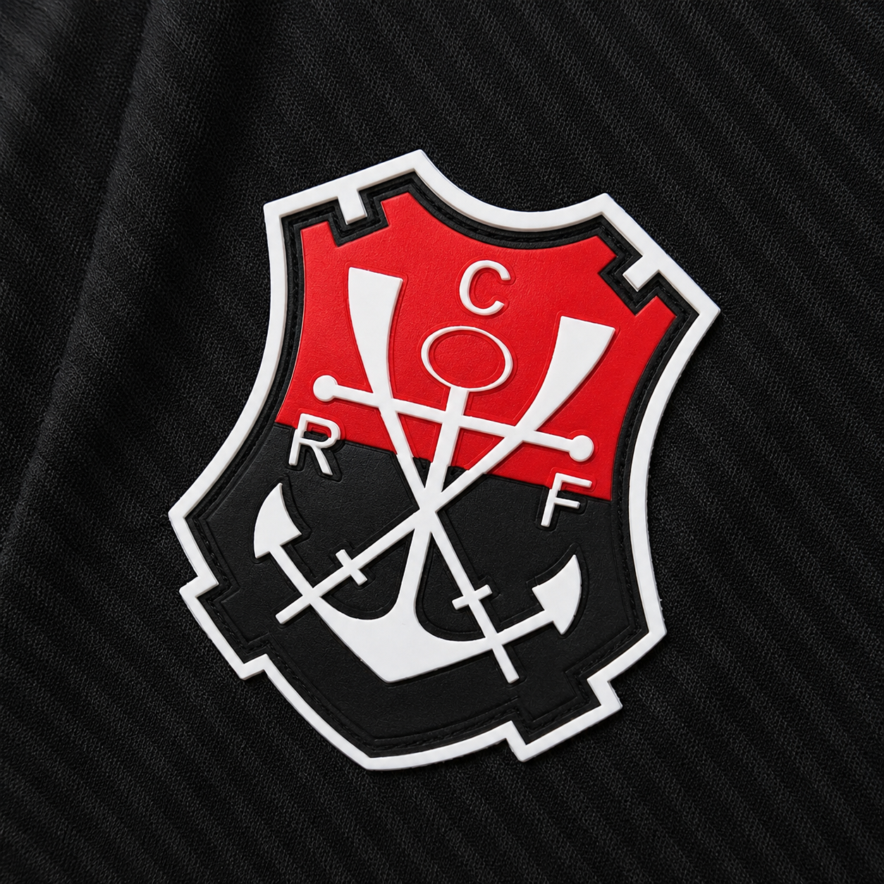 Flamengo retro soccer jersey 1994 con design verticale rosso nero