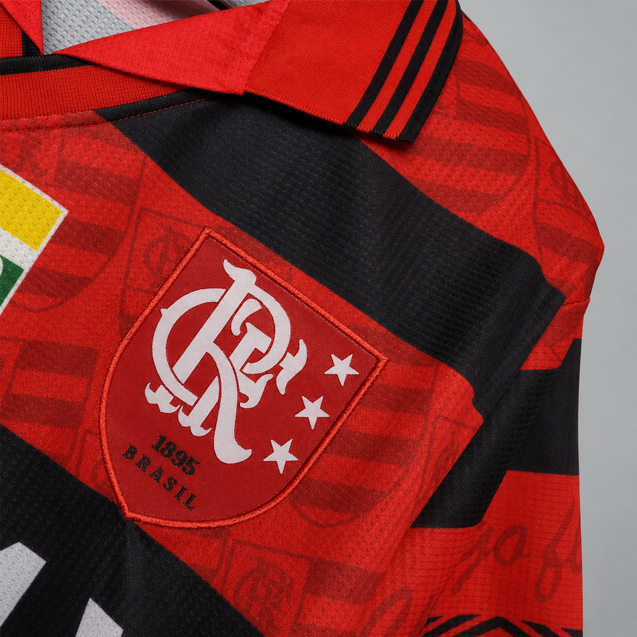 Flamengo maglia home 1995/96 rosso nera stile rétro anni ’90