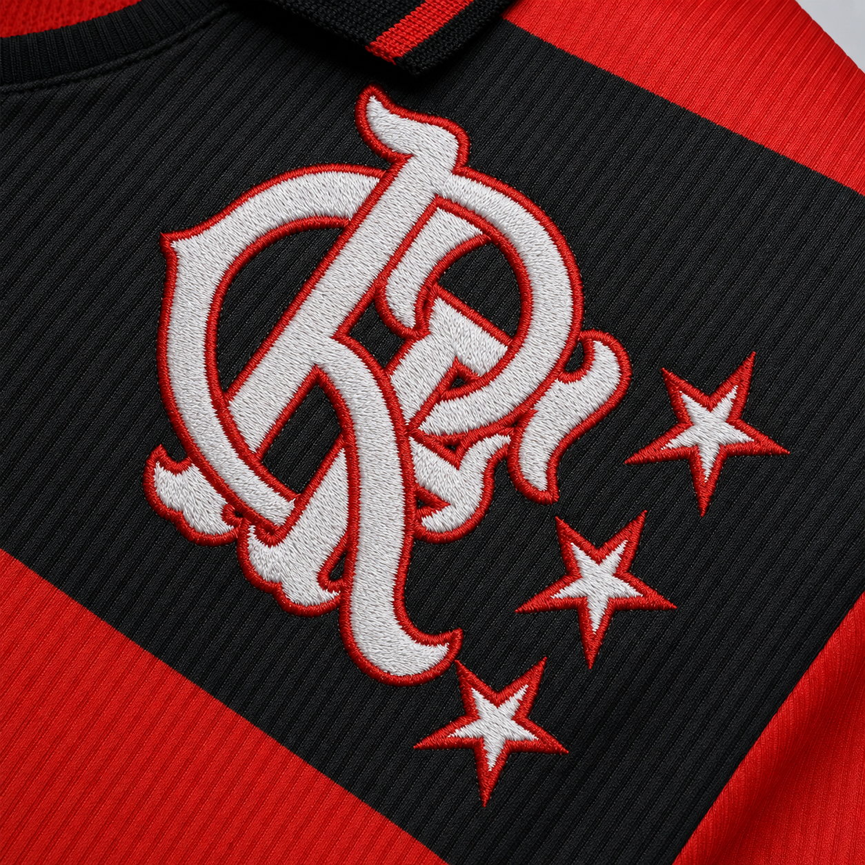 Flamengo maglia home 1999/00 rosso nera stile rétro brasiliano