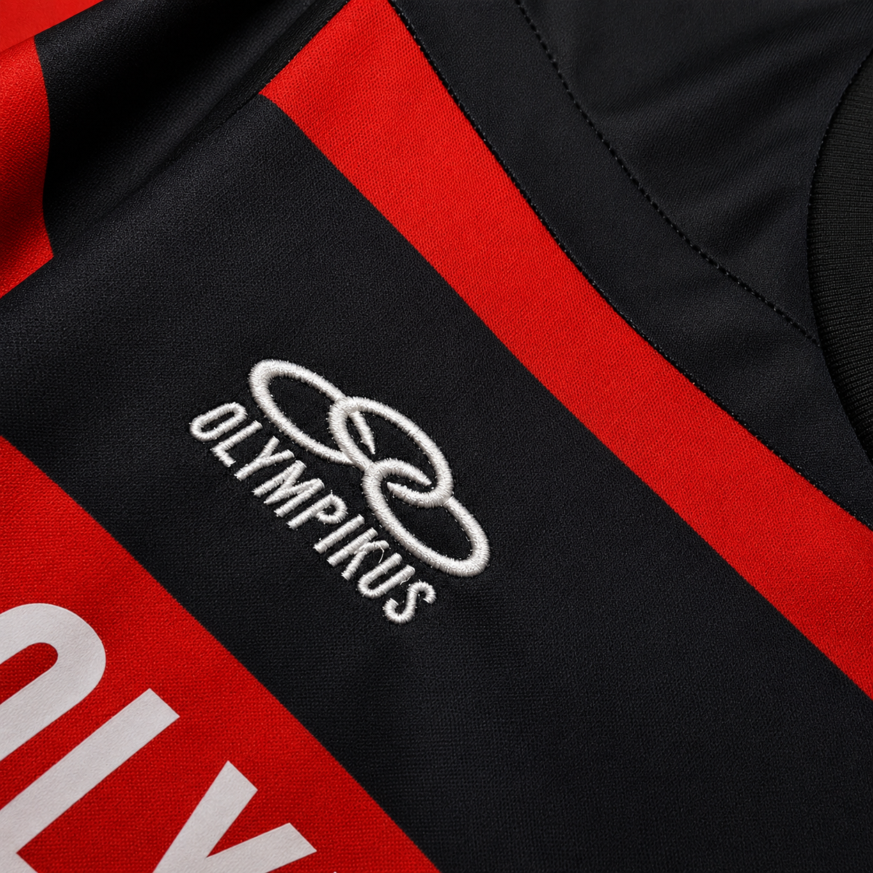 Close-up dettagli e texture Flamengo football shirt 2009/10