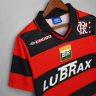 Close-up texture e dettagli Flamengo football shirt 1999/00
