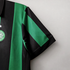 Dettaglio bande verdi e nere jersey vintage Celtic