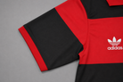 Maglia vintage Flamengo anni 80 con colletto rétro classico