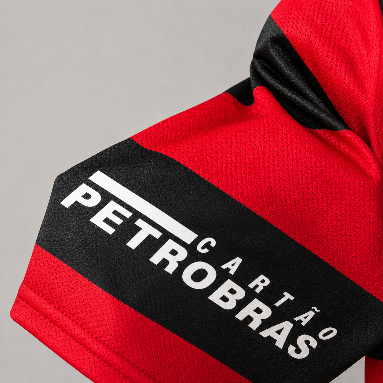 Flamengo maglia home 2008/09 rosso nera con dettagli dorati