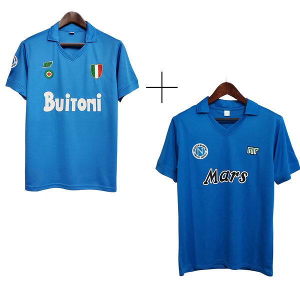 Maillot Real Maillot De Football SSC Napoli Maradona - Toutes Tailles Disponibles - Neuf Avec étiquettes - Livraison 9-15 Jours Maillot Vintage Maradona