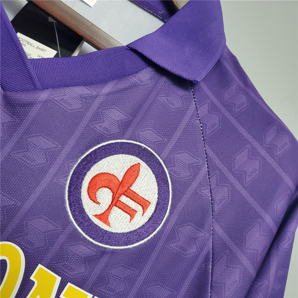 Dettaglio dello stemma storico Fiorentina 1989.
