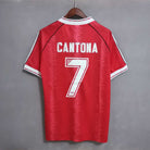 Maglia Manchester United Cantona 1991/92 retro vista posteriore