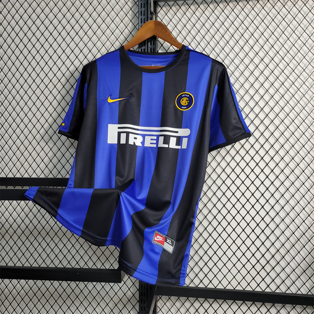 trama del tessuto vintage Inter 1999.